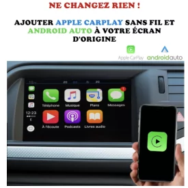 Android Auto Apple Carplay Citroen DS5 Boitier Adaptateur Sans Fil Wifi USB Module Pour Ecran Autoradio Voiture D'origine