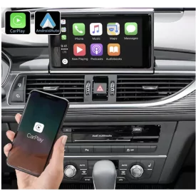 Android Auto Apple Carplay Audi A7 C7 Boitier Adaptateur Sans Fil Wifi USB Module Pour Ecran Autoradio Voiture D'origine