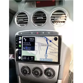 Autoradio 308 Phase 2 Phase 1 CC SW RD4 Feline GPS Bluetooth Android Carplay Poste Ecran Tactile Peugeot Compatible D'origine