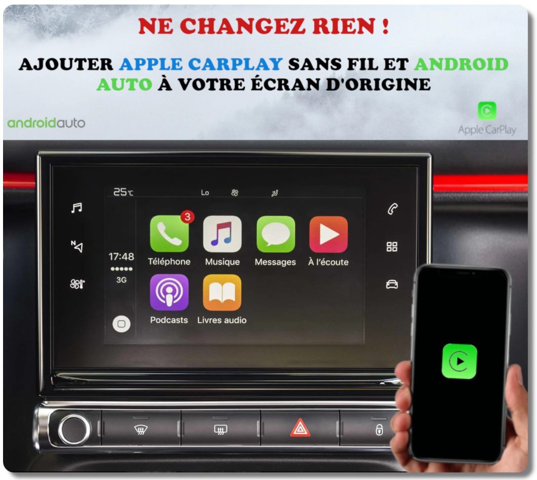 android carplay citroen c4 cactus