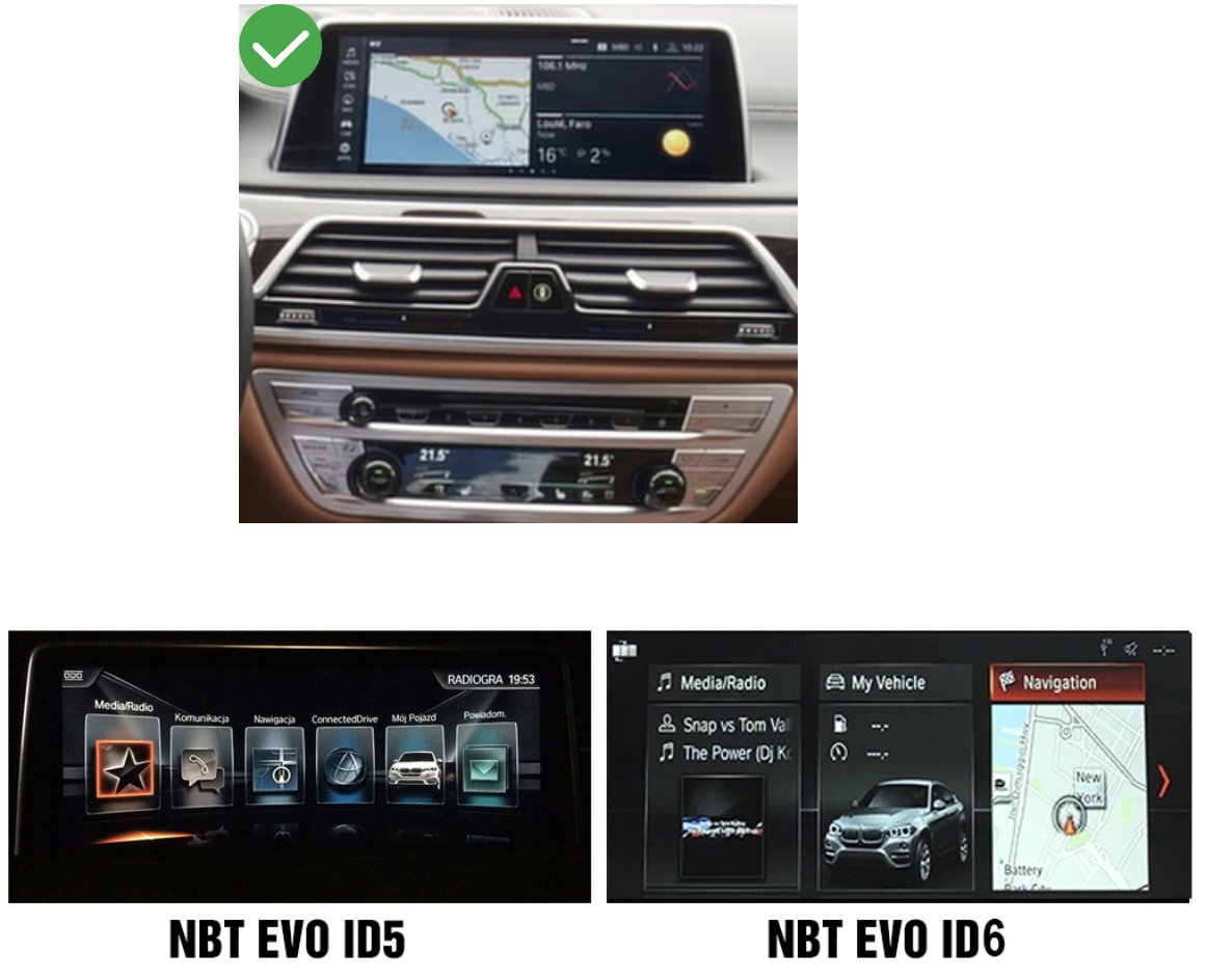 apple carplay android auto bmw serie 7 g11 nbt evo