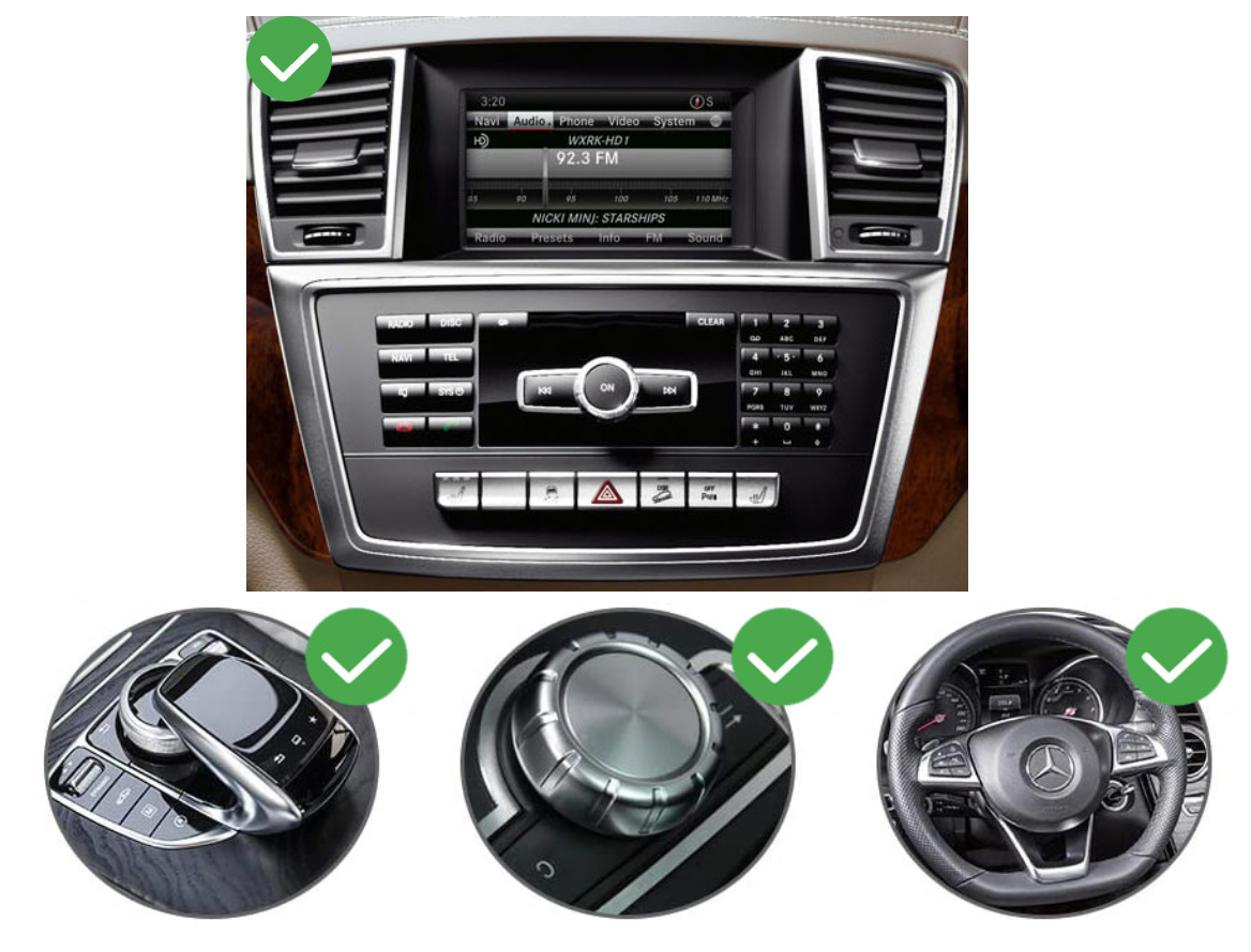 apple carplay mercedes ml w166