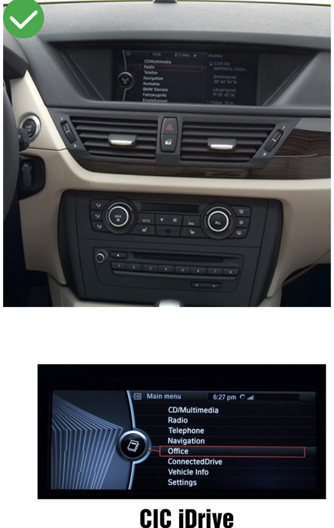 carplay bmw x1 e84 cic