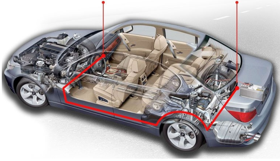 rallonge 6 metres bmw 17 pin 40 pin fm